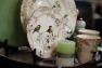 Салатная тарелка из керамики ручной работы с изысканным рисунком "Шопен" Bizzirri  - фото