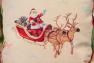 Гобеленовая наволочка для подушки "Санта на санях" Emilia Arredamento  - фото
