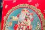 Красная новогодняя наволочка "Дед Мороз" Emilia Arredamento  - фото