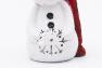 Небольшой керамический подсвечник «Снеговик в красной шапочке» Villa Grazia  - фото