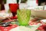 Набор рельефных стаканов зеленого цвета Toscana Maison, 6 шт  - фото