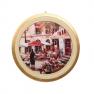 Набор из 2-х круглых картин с изображением улиц Парижа Decor Toscana  - фото