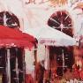 Набор из 2-х круглых картин с изображением улиц Парижа Decor Toscana  - фото