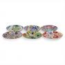 Фарфоровый сервиз на 6 персон из тарелок трех видов с ярким дизайном Samba Brandani  - фото
