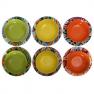 Фарфоровый сервиз на 6 персон из тарелок трех видов с ярким дизайном Samba Brandani  - фото