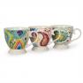 Чашка чайная с разноцветным орнаментом Samba San Paulo Brandani  - фото