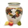 Керамическая ваза с изображением фруктов Le Primizie Brandani  - фото