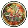 Круглое глубокое блюдо из керамики с рисунком Le Primizie Brandani  - фото