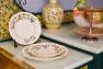 Обеденная тарелка из прочной огнеупорной керамики "Оливы и маслины" Villa Grazia  - фото