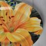 Блюдо фарфоровое с лилией "Тропические цветы" Brandani  - фото