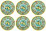 Набор меламиновых десертных тарелок Citrus Brandani, 6 шт  - фото