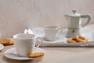 Чайная чашка с блюдцем из фарфора с рельефным узором Gran Gala Brandani  - фото