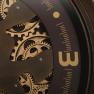 Часы шоколадного цвета с открытым механизмом Skeleton Clocks  - фото