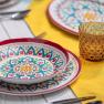 Коллекция небьющейся меламиновой посуды с этническим орнаментом Maya Brandani  - фото