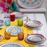 Коллекция небьющейся меламиновой посуды с этническим орнаментом Maya Brandani  - фото