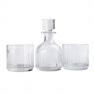 Подарочный набор из 2 стеклянных стаканов и графина для виски Fusion Brandani  - фото