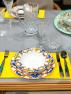 Фарфоровый сервиз на 6 персон из тарелок трех видов с ярким орнаментом Medicea Brandani  - фото