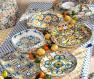 Коллекция фарфоровой и меламиновой посуды с разноцветным орнаментом Medicea Brandani  - фото