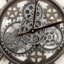 Часы большие металлические в стиле лофт Skeleton Clocks  - фото