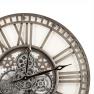 Часы большие металлические в стиле лофт Skeleton Clocks  - фото