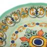 Суповая тарелка из небьющегося меламина с орнаментом в бирюзово-желтой палитре Medicea Brandani  - фото