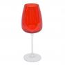 Набор красных бокалов для вина на прозрачной ножке Passion Maison, 6 шт  - фото