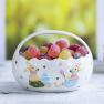 Керамическая белая корзинка для сладостей с кроликами H. B. Kollektion  - фото