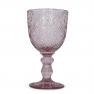 Стеклянные бокалы нежно-розового цвета с орнаментом в восточном стиле, 6 шт. Corinto Maison  - фото