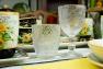 Набор рельефных прозрачных стаканов для воды и сока Corinto Maison, 6 шт  - фото