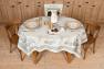 Сервиз столовый с золотистым орнаментом на 6 персон Queen Maison  - фото