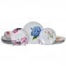 Сервиз из фарфора с гортензией, пионом, маками, календулой и лилиями Ikebana Maison  - фото