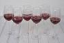 Набор прозрачных бокалов для вина с рисунком 6 шт. Calici Maison  - фото