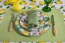 Cервиз фарфоровый на 6 персон с рисунком лимонов Jaffa Maison  - фото