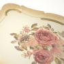 Поднос, украшенный розами Mezzaluna  - фото