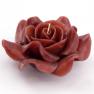 Свеча ароматическая в форме розы пурпурного цвета EDG  - фото