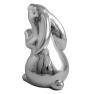 Стильная статуэтка для декора "Серебряный кролик" H. B. Kollektion  - фото