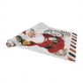 Полотенце из натурального хлопка с праздничным декором "Санта с фонарем" Candy Card Centrotex  - фото