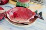 Глубокая суповая тарелка оригинальной формы "Серьезная рыбка" Bordallo  - фото