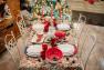 Тарелка десертная белая с новогодним узором "Снежинки" Bordallo  - фото