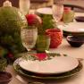 Керамическая небольшая пиала "Новогоднее чудо" баклажанового цвета Bordallo  - фото