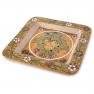 Настенная тарелка малого размера с цветочным узором L´Antica Deruta  - фото