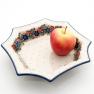 Салатник восьмиугольный керамический "Лесной веночек" Керамика Артистична  - фото
