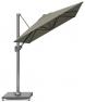 Уличный зонт большой цвета тауп Voyager T1 Platinum  - фото