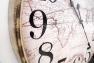 Часы с изображением карты в винтажном стиле Bob Kensington Station Antique Clocks  - фото