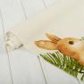 Хлопковое полотенце с изображением зайца в лесу Candy Bosco Centrotex  - фото