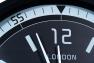 Круглые настенные часы черного цвета в современном стиле Wallis Skeleton Clocks  - фото