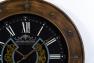 Круглые настенные часы бронзового цвета в винтажном стиле Luzern Loft Clocks & Co  - фото