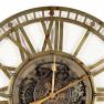 Большие металлические настенные часы в стиле стимпанк Farnham Skeleton Clocks  - фото