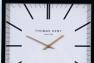 Квадратные современные настенные часы с белым циферблатом Smithfield Thomas Kent  - фото
