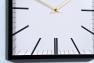 Квадратные современные настенные часы с белым циферблатом Smithfield Thomas Kent  - фото